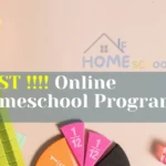 Mother helping her child study at home on a laptop with educational books, representing Best Online Homeschool Programs Free for families seeking flexible learning solutions.